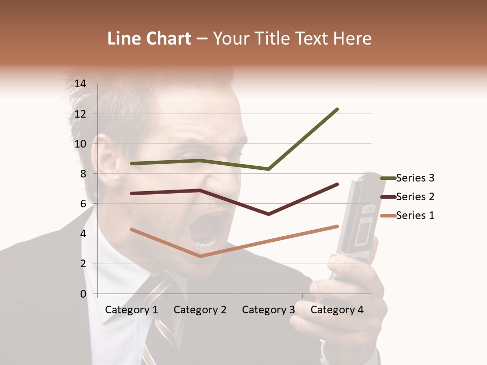Dressed Aggressive Handsome PowerPoint Template