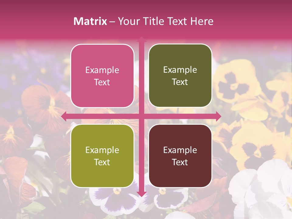 Plant Colored Gardening PowerPoint Template