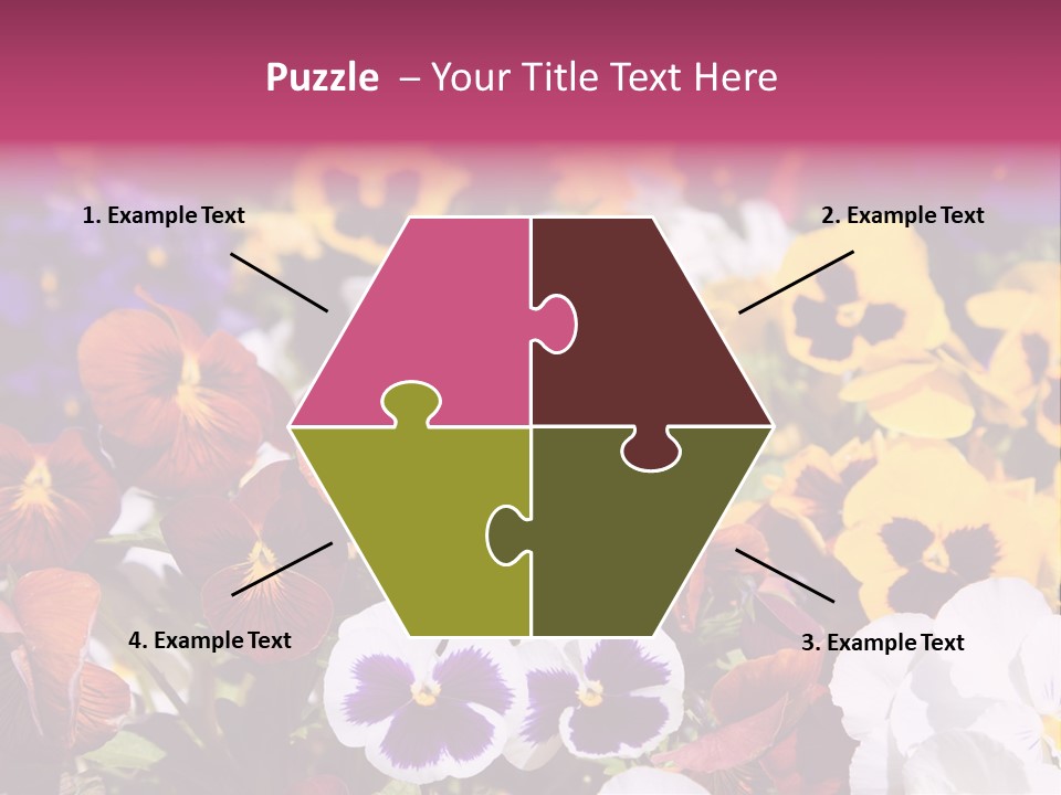 Plant Colored Gardening PowerPoint Template