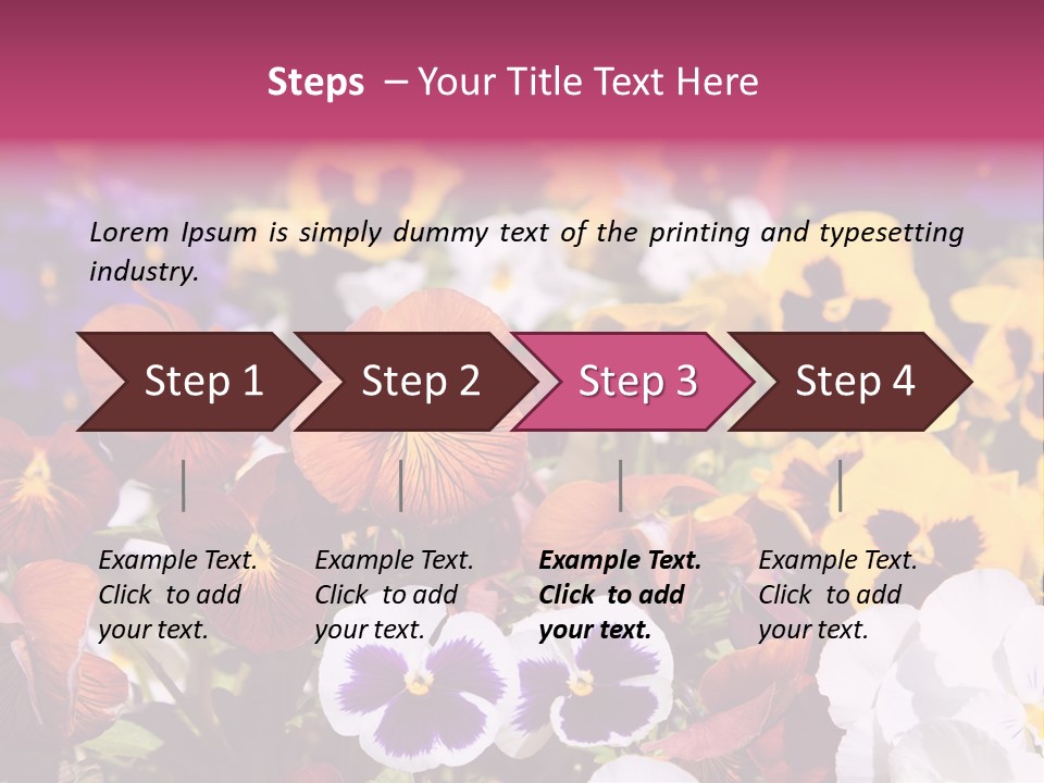 Plant Colored Gardening PowerPoint Template