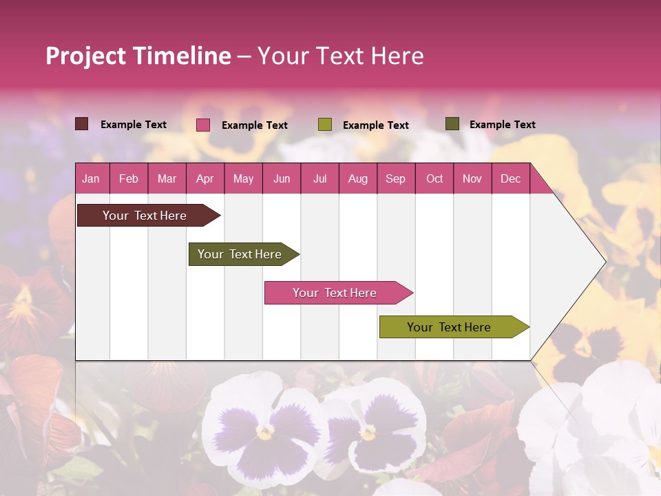 Plant Colored Gardening PowerPoint Template