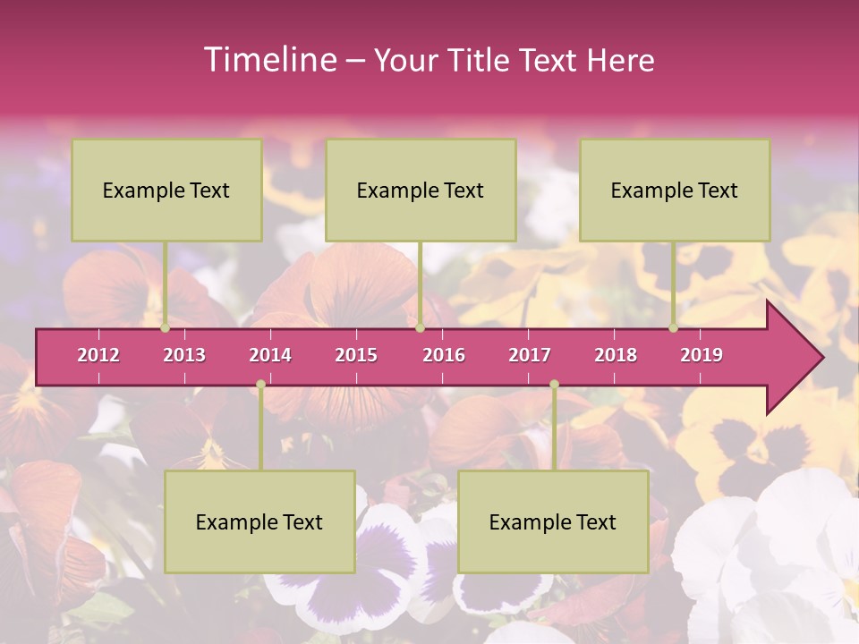 Plant Colored Gardening PowerPoint Template