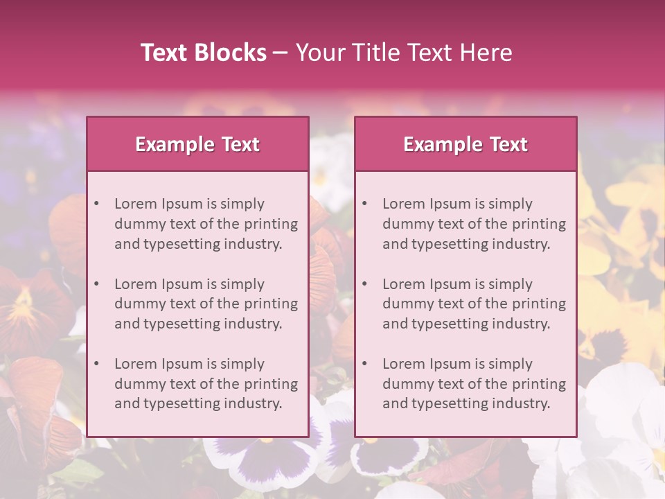Plant Colored Gardening PowerPoint Template