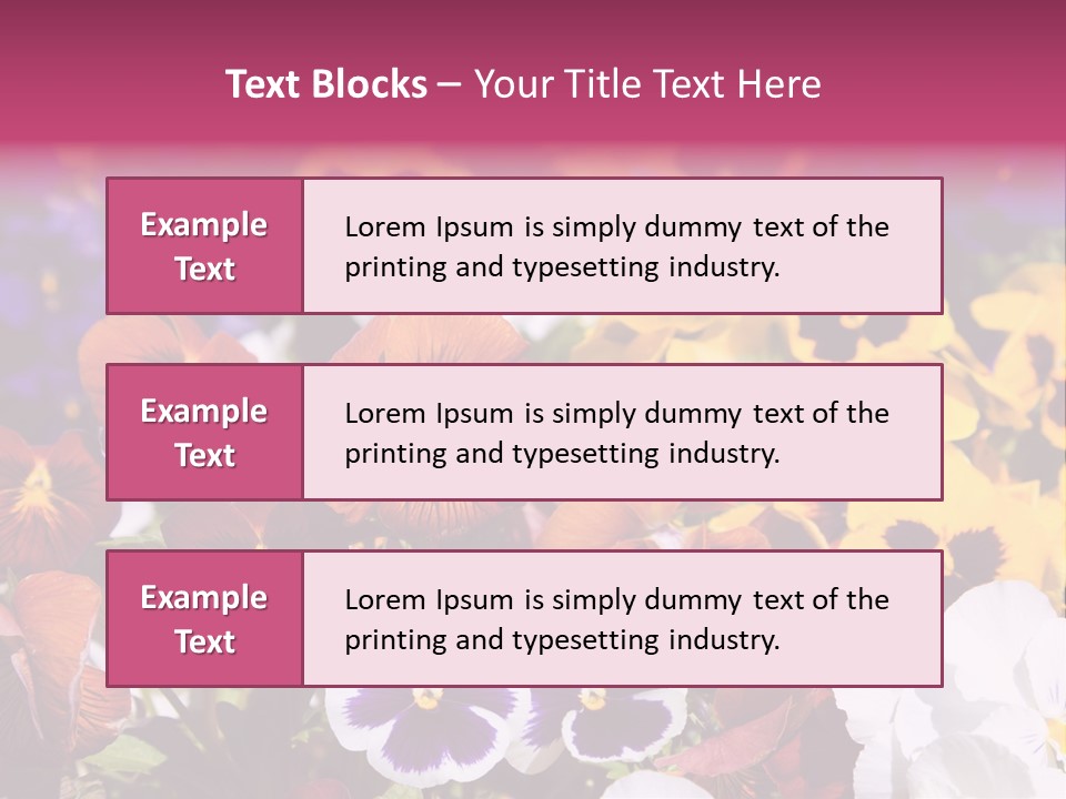 Plant Colored Gardening PowerPoint Template