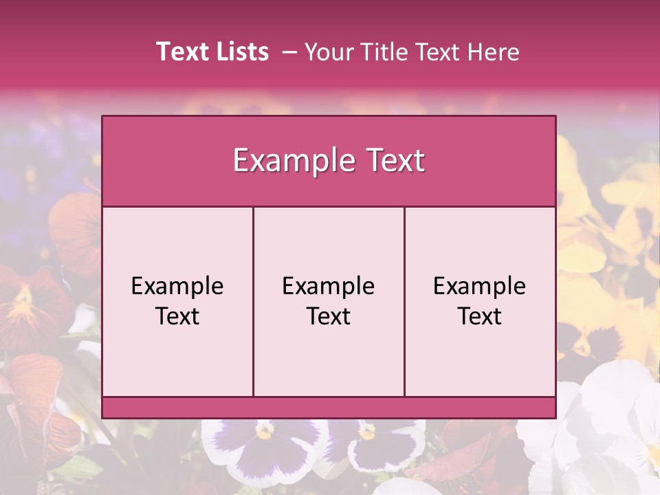 Plant Colored Gardening PowerPoint Template
