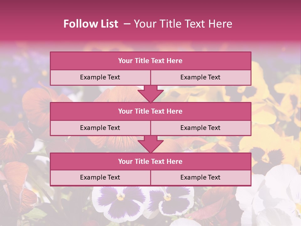 Plant Colored Gardening PowerPoint Template