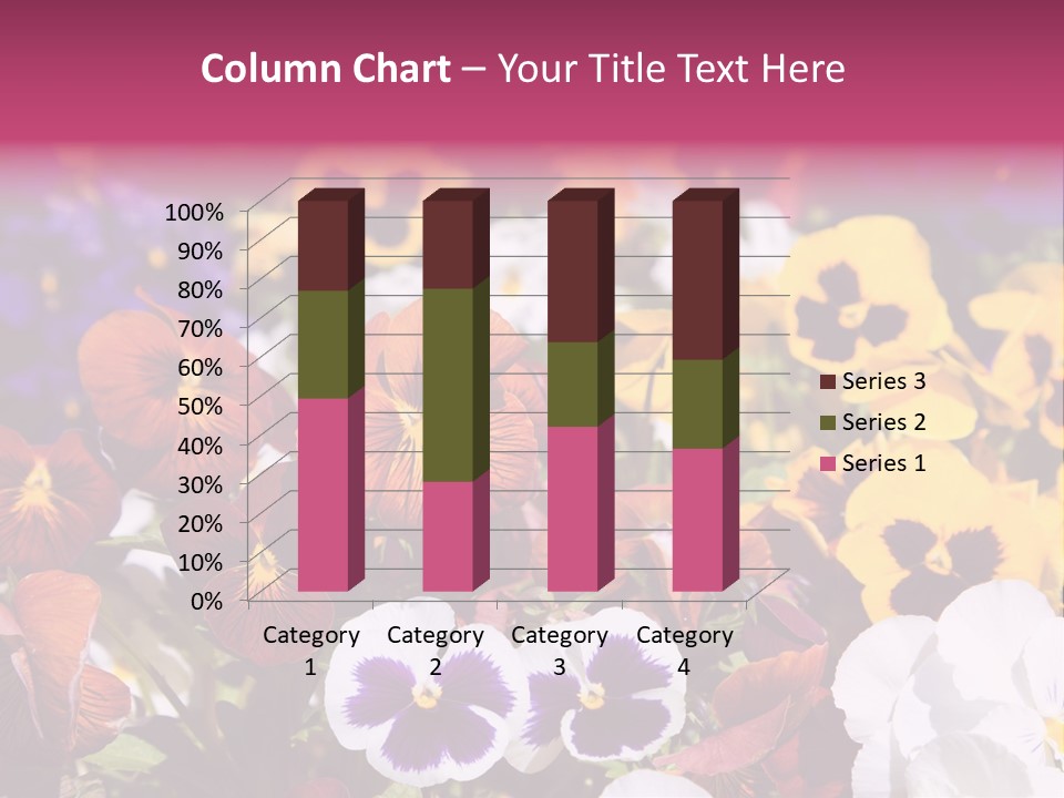 Plant Colored Gardening PowerPoint Template
