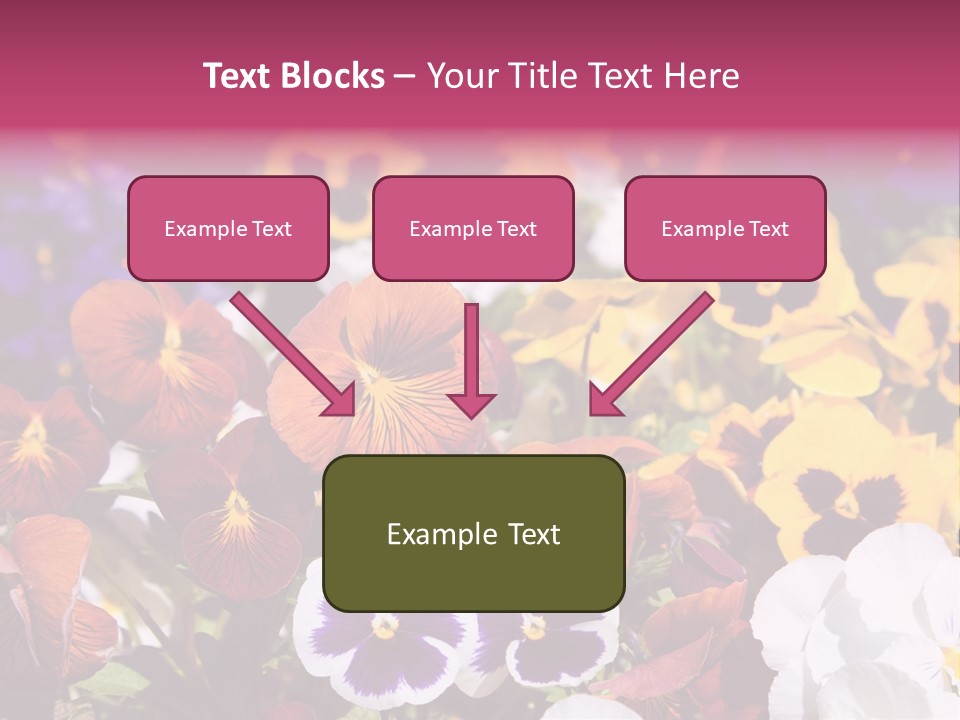 Plant Colored Gardening PowerPoint Template