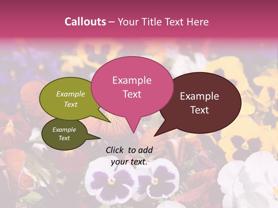 Plant Colored Gardening PowerPoint Template