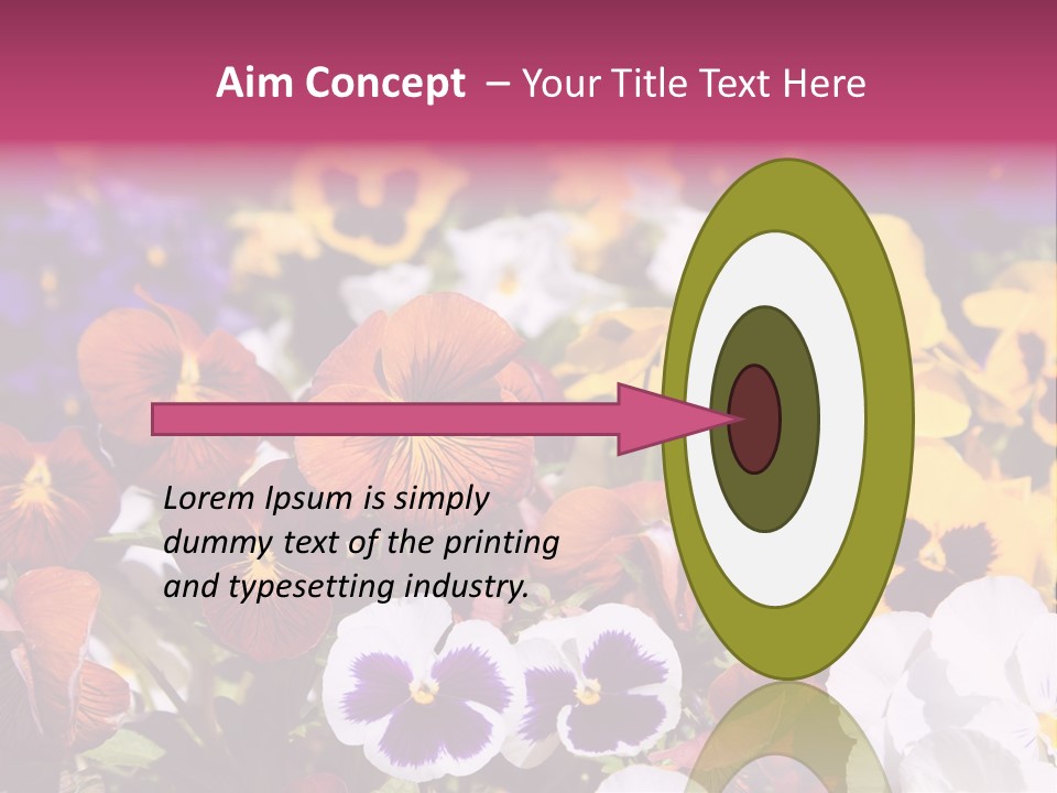 Plant Colored Gardening PowerPoint Template