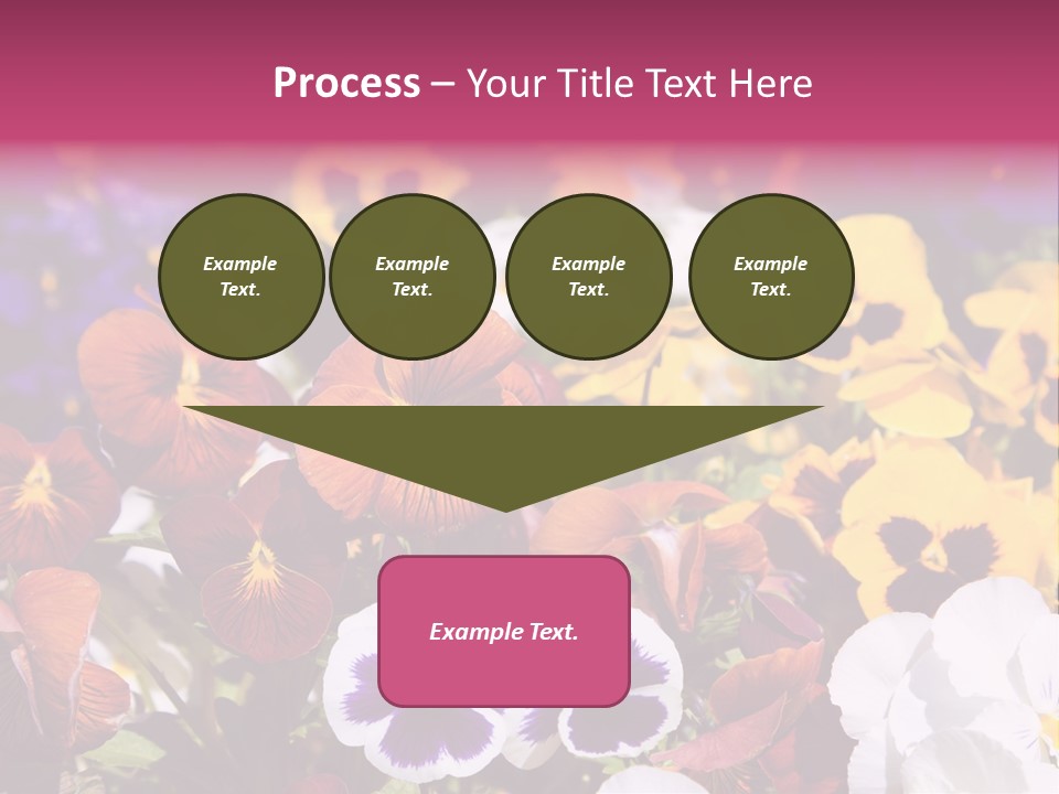 Plant Colored Gardening PowerPoint Template