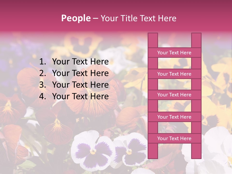 Plant Colored Gardening PowerPoint Template