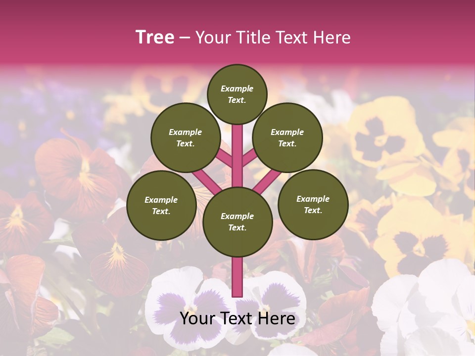 Plant Colored Gardening PowerPoint Template