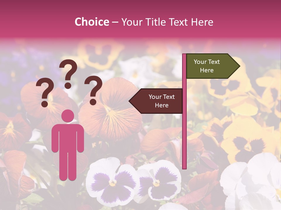 Plant Colored Gardening PowerPoint Template