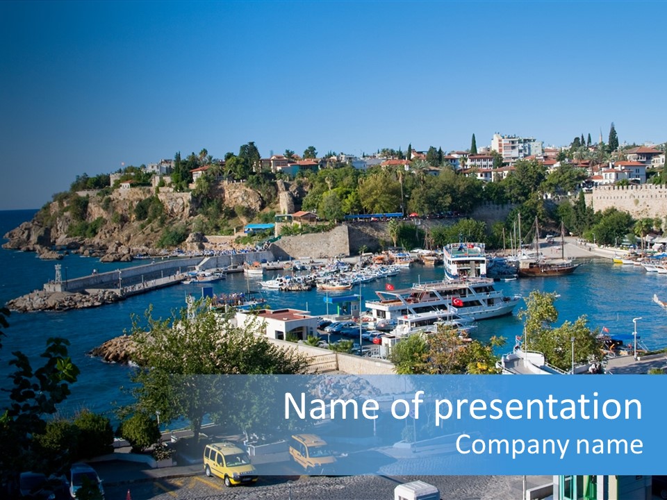 Tourist Traditional Marina PowerPoint Template