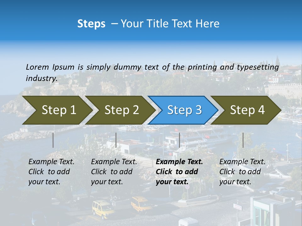 Tourist Traditional Marina PowerPoint Template