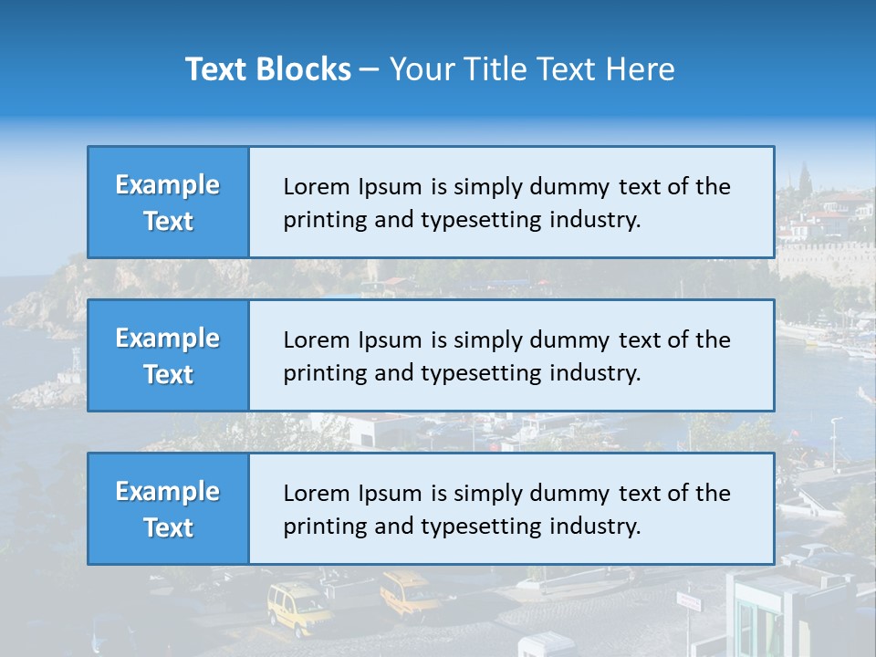 Tourist Traditional Marina PowerPoint Template