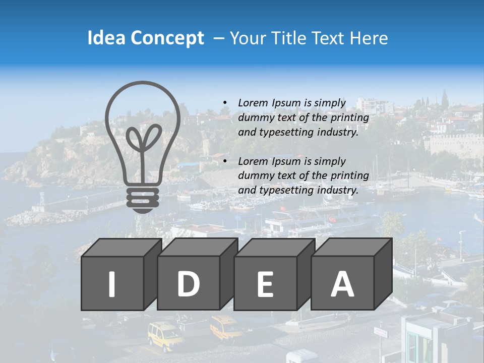 Tourist Traditional Marina PowerPoint Template