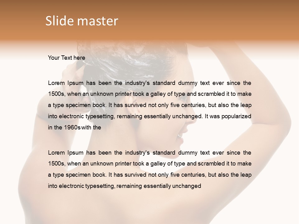 Background Young Bath PowerPoint Template