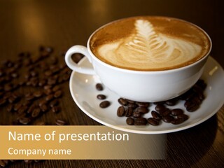 Swirl Table Breakfast PowerPoint Template