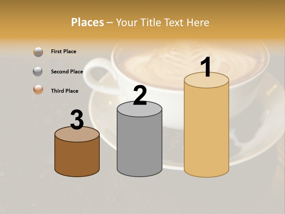 Swirl Table Breakfast PowerPoint Template