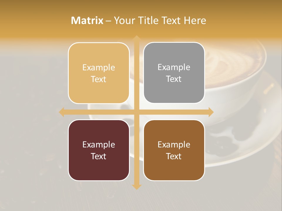 Swirl Table Breakfast PowerPoint Template