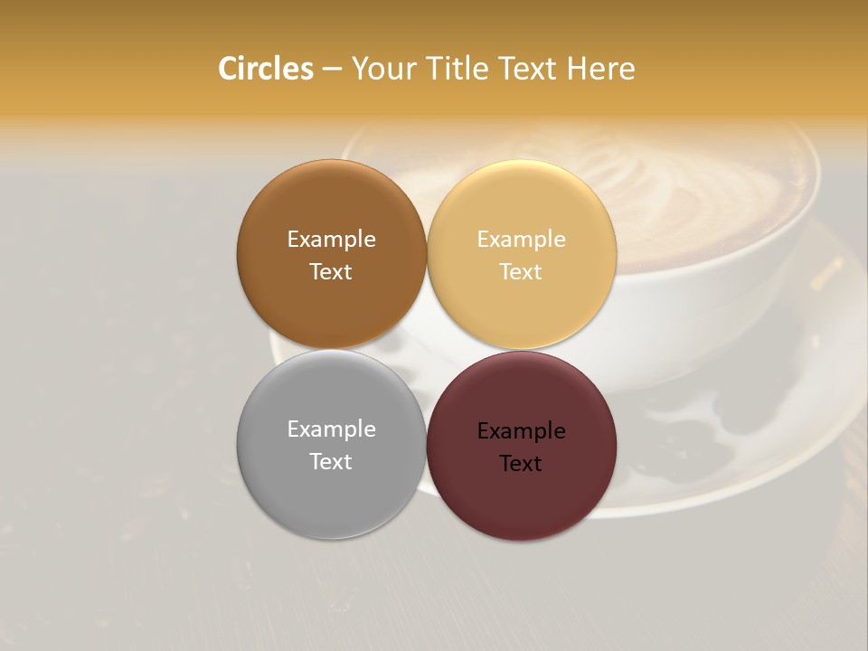 Swirl Table Breakfast PowerPoint Template