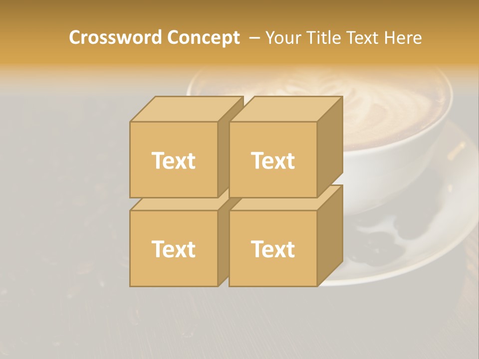 Swirl Table Breakfast PowerPoint Template