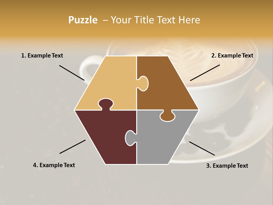 Swirl Table Breakfast PowerPoint Template