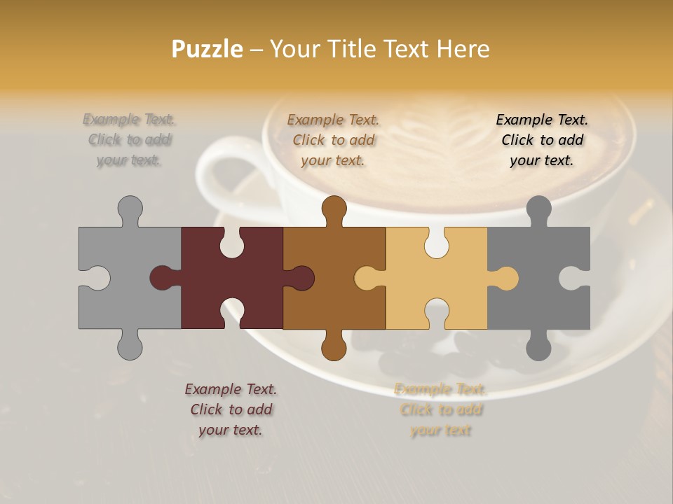 Swirl Table Breakfast PowerPoint Template