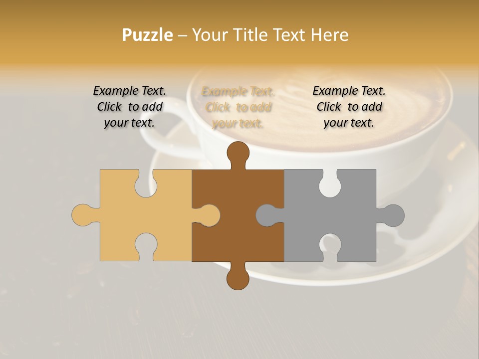 Swirl Table Breakfast PowerPoint Template