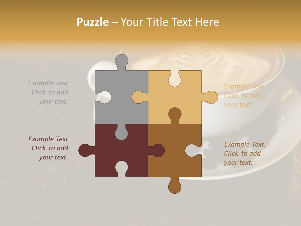 Swirl Table Breakfast PowerPoint Template