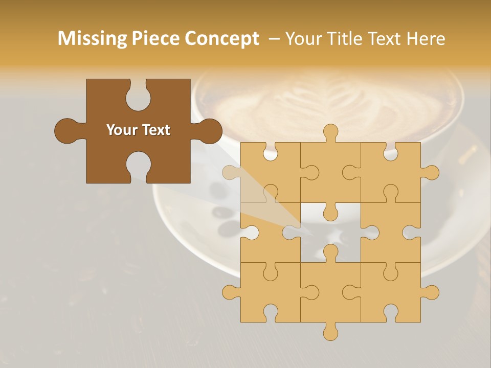 Swirl Table Breakfast PowerPoint Template