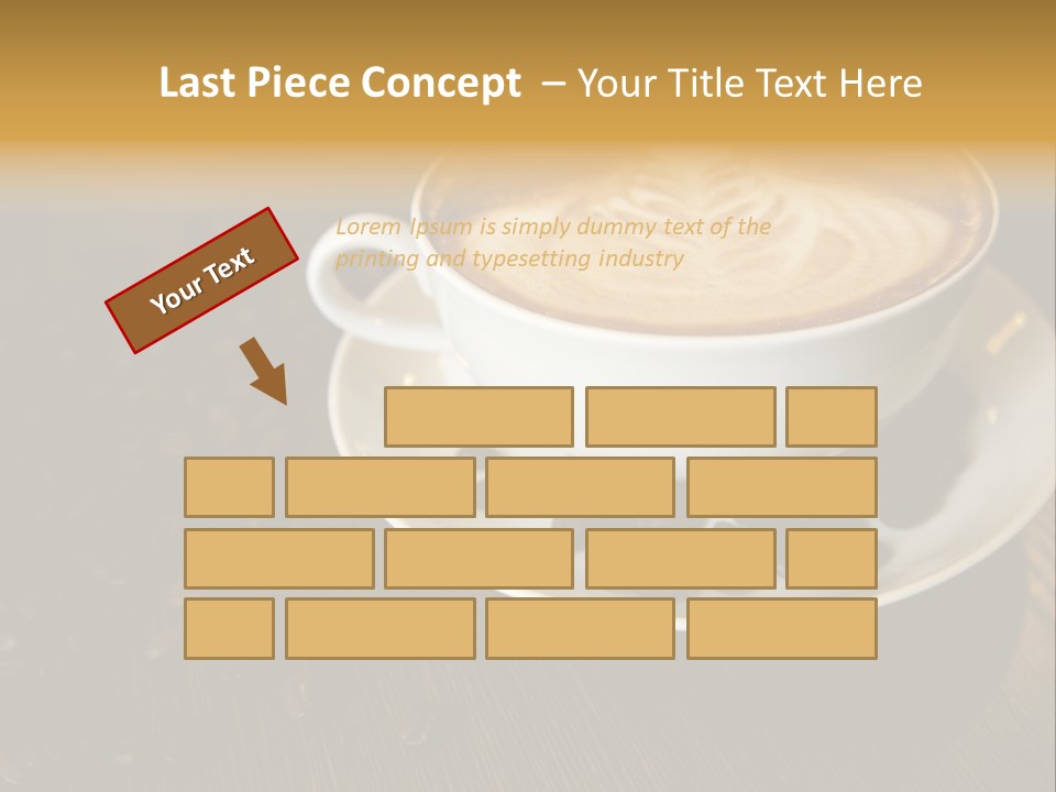 Swirl Table Breakfast PowerPoint Template