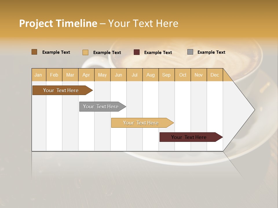Swirl Table Breakfast PowerPoint Template