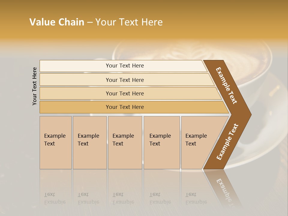 Swirl Table Breakfast PowerPoint Template