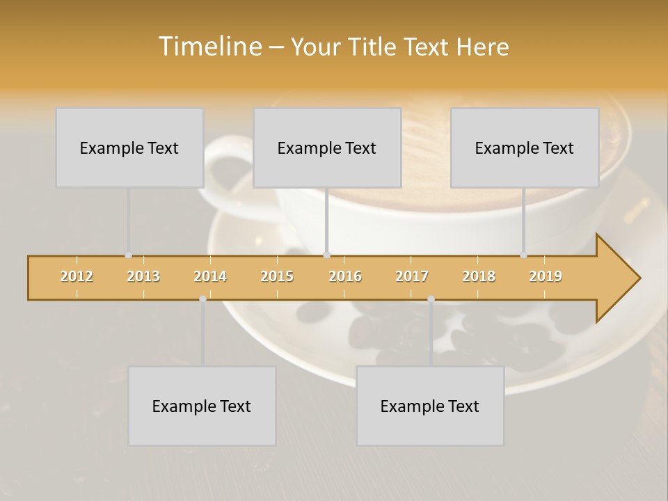Swirl Table Breakfast PowerPoint Template