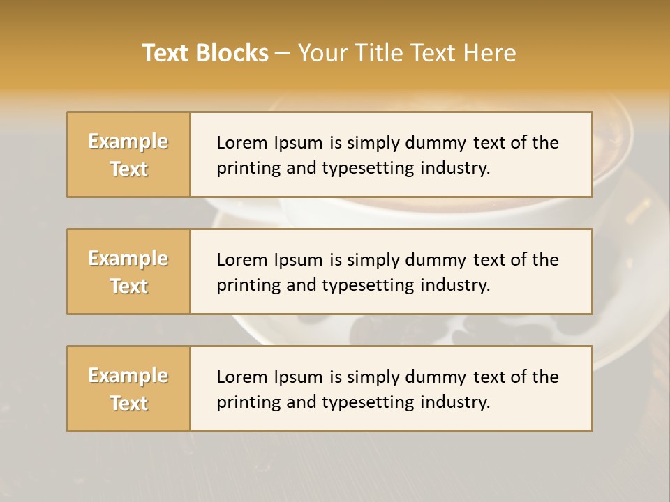 Swirl Table Breakfast PowerPoint Template