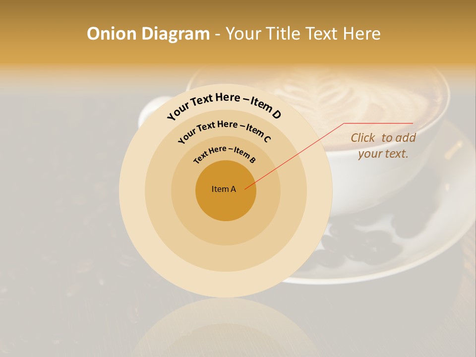 Swirl Table Breakfast PowerPoint Template