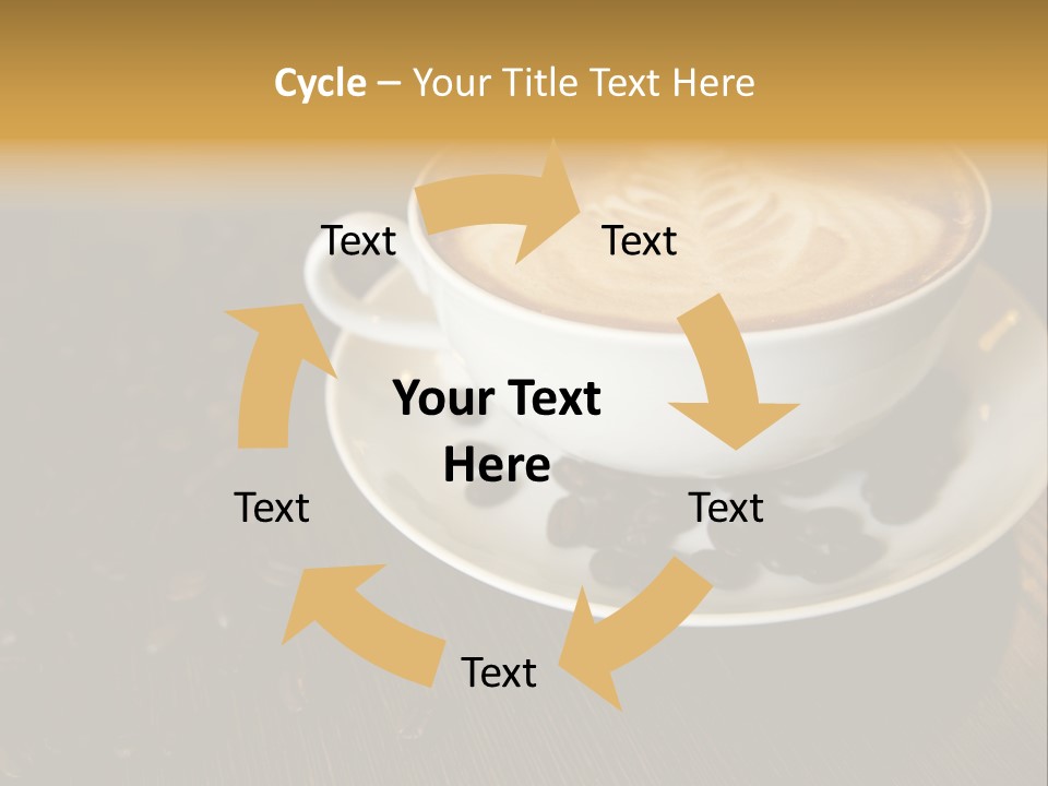 Swirl Table Breakfast PowerPoint Template