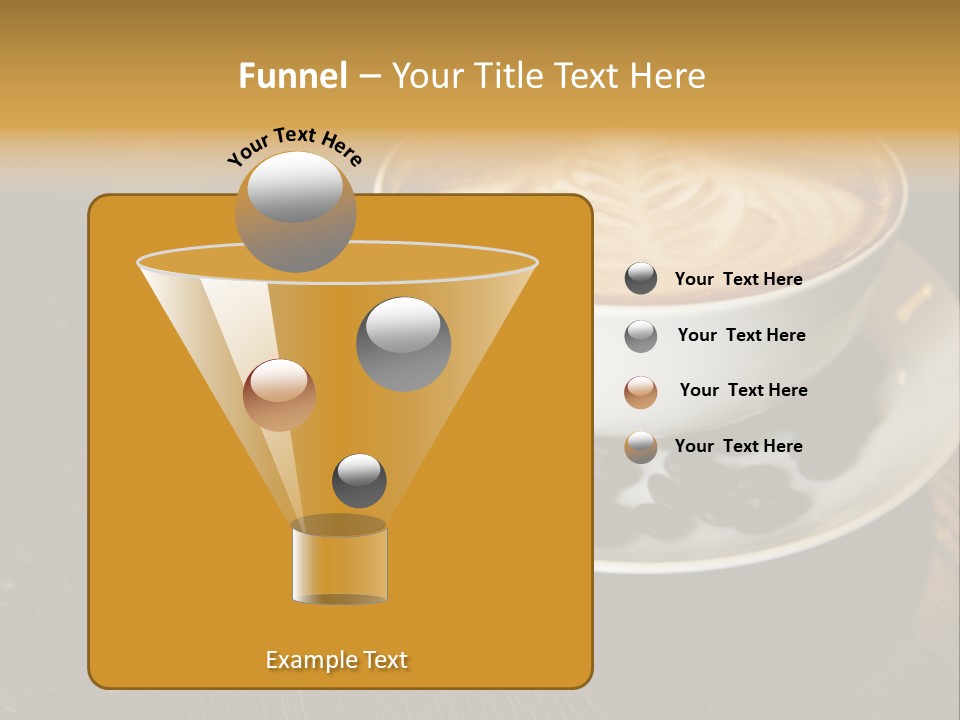 Swirl Table Breakfast PowerPoint Template