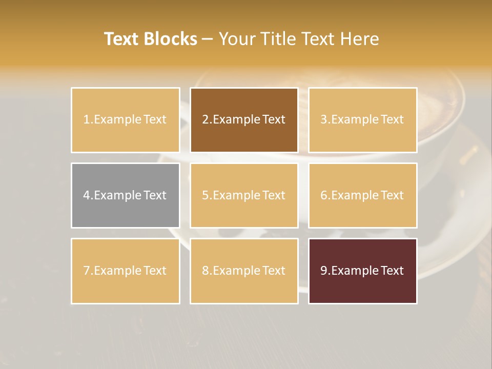 Swirl Table Breakfast PowerPoint Template