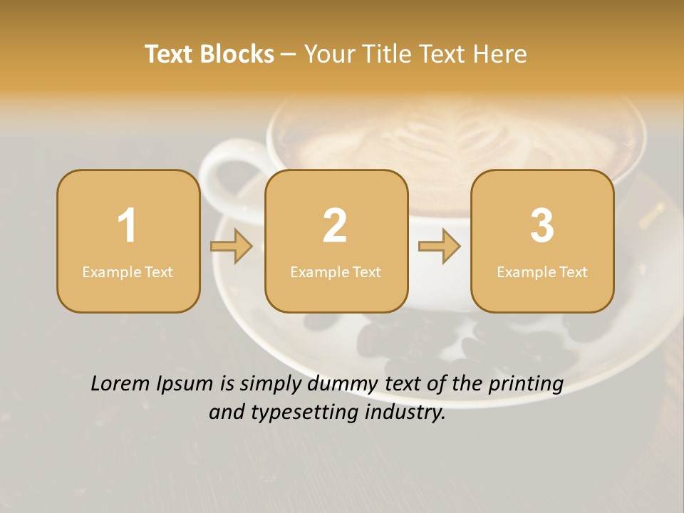 Swirl Table Breakfast PowerPoint Template