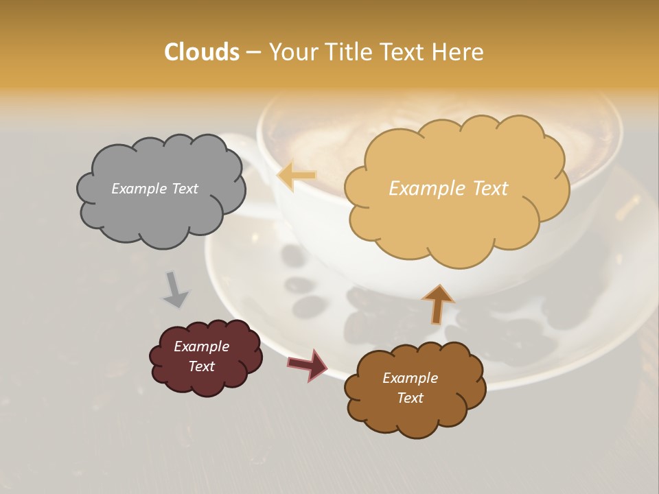 Swirl Table Breakfast PowerPoint Template