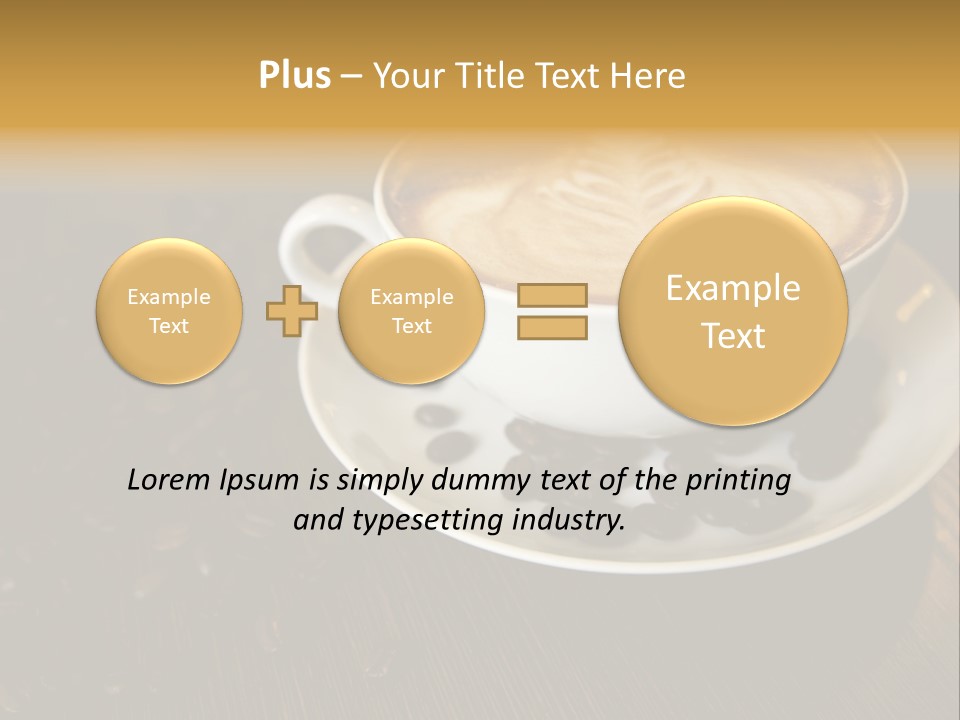 Swirl Table Breakfast PowerPoint Template