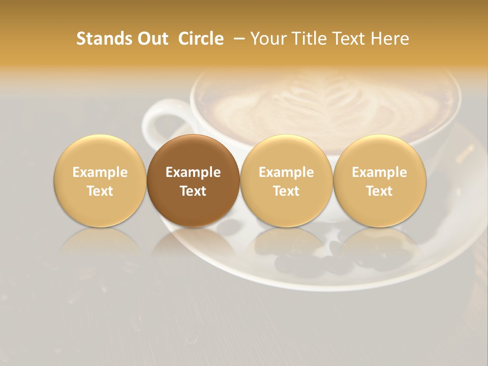 Swirl Table Breakfast PowerPoint Template