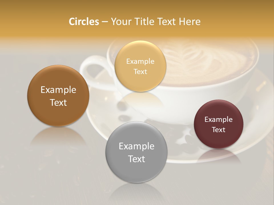 Swirl Table Breakfast PowerPoint Template