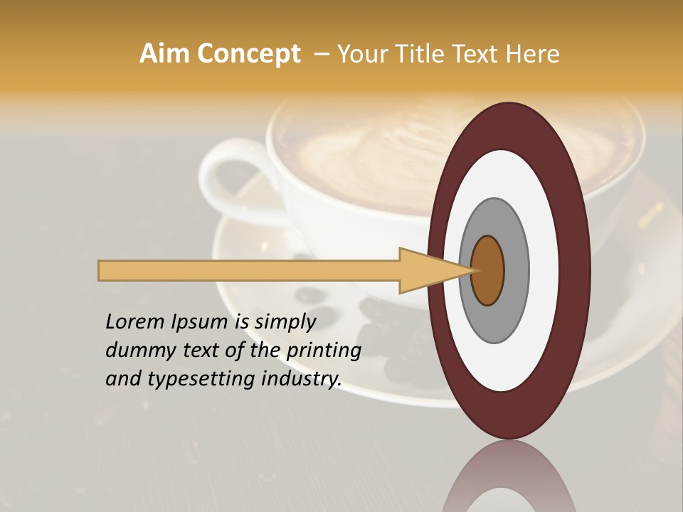 Swirl Table Breakfast PowerPoint Template