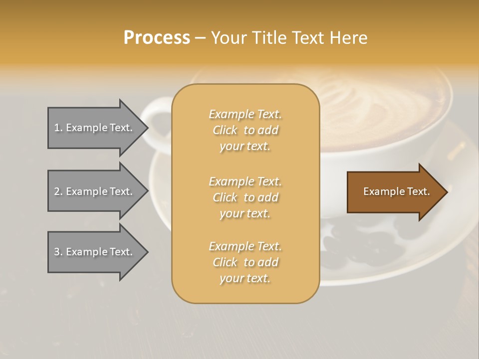 Swirl Table Breakfast PowerPoint Template