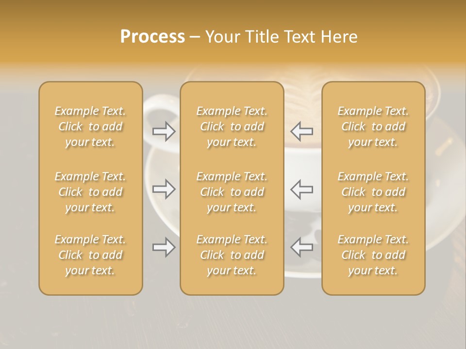 Swirl Table Breakfast PowerPoint Template
